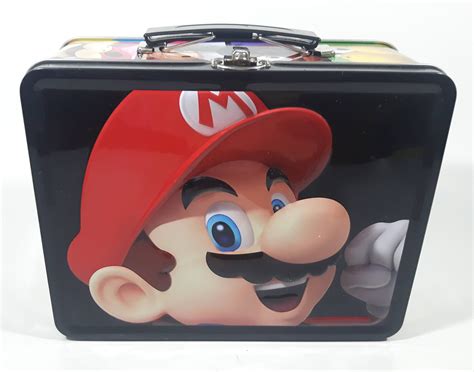 mario lunch box metal|mario bookbag and lunch box.